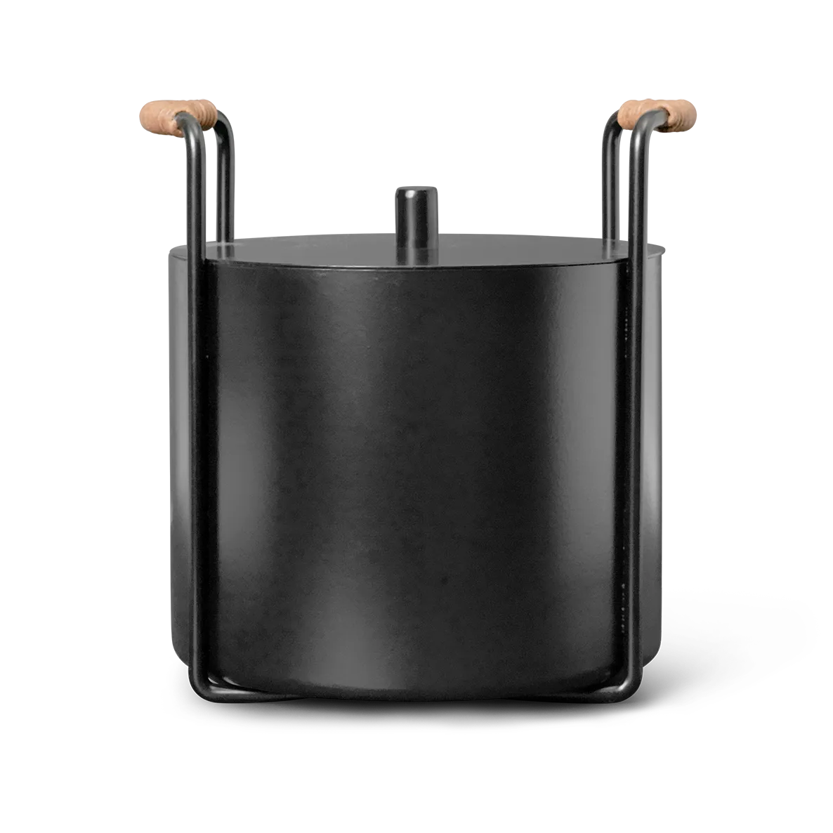 Port καλάθι ξύλων 42x40x32,4 εκ., Black Ferm Living