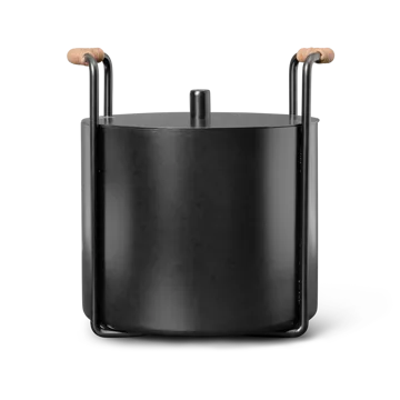 Port καυσόξυλα και κάδος τέφρας - Black - Ferm Living