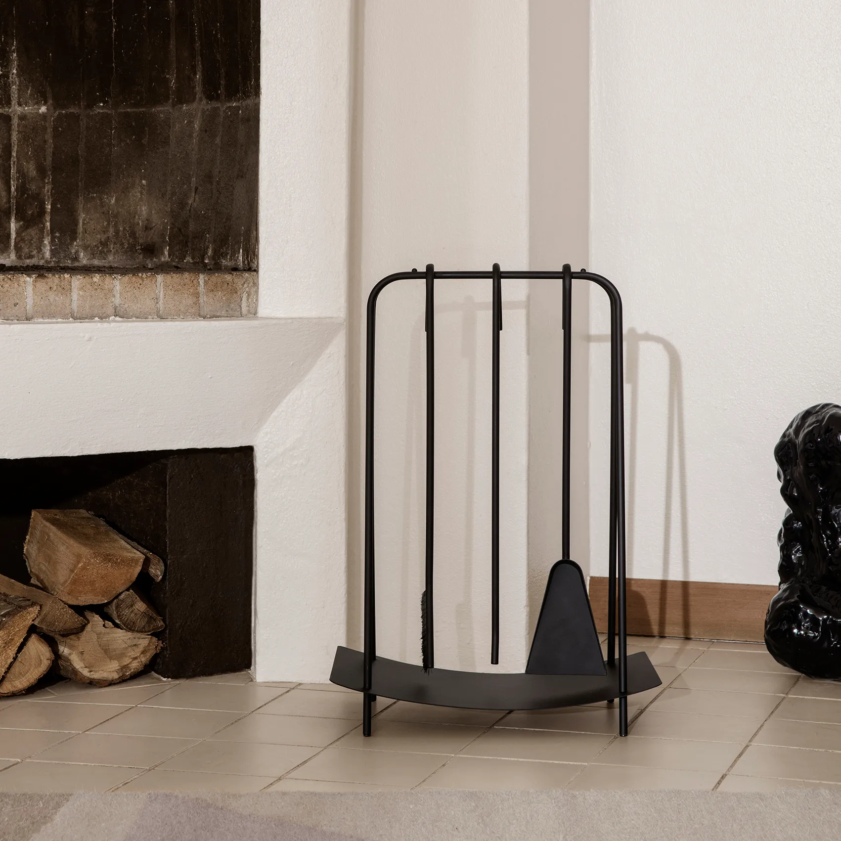 Port Εργαλεία τζακιού, Μαύρο Ferm Living