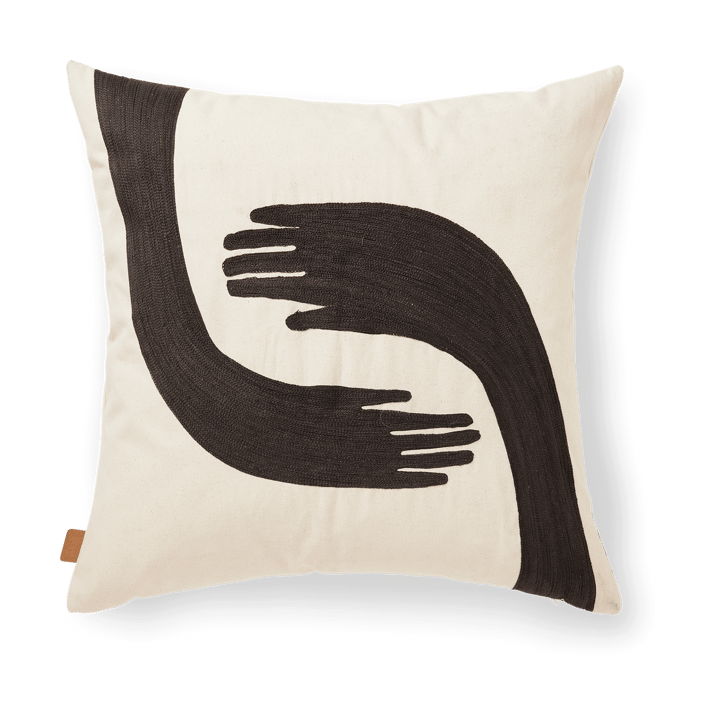 Pose μαξιλαροθήκη 50x50 cm - Coffee-undyed - Ferm Living