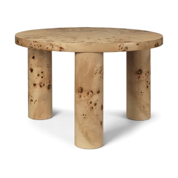 Post τραπεζάκι σαλονιού μικρό 65 cm - Burl veneer - Ferm Living