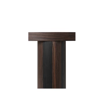Post τραπέζι σαλονιού - Smoked oak, small, lines - Ferm Living
