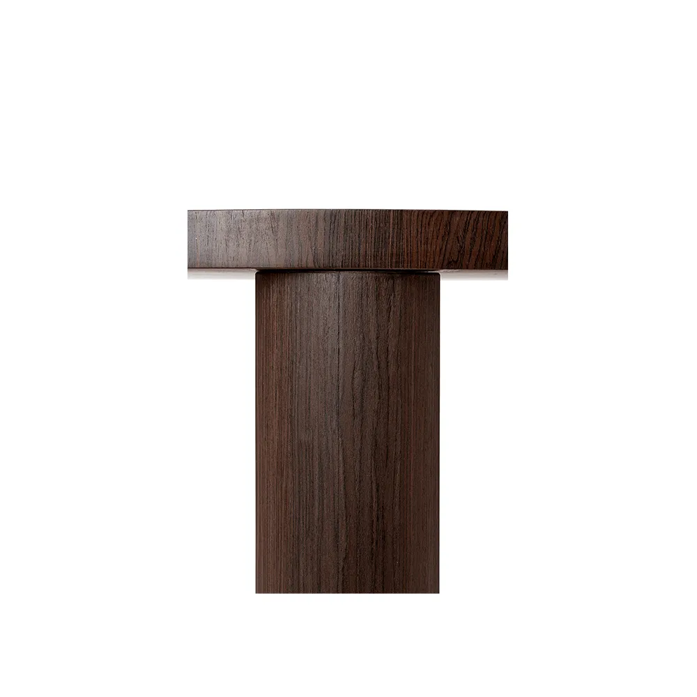 Post τραπέζι σαλονιού, Smoked oak, small, star Ferm Living