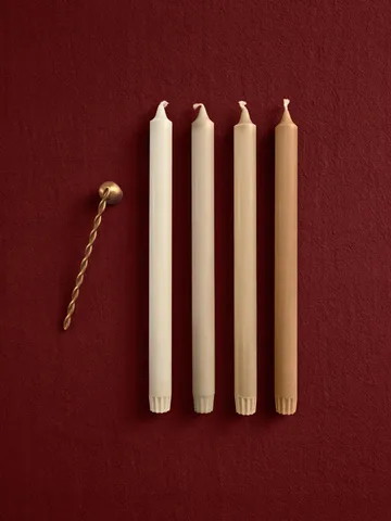 Pure candles κεριά 4 τεμάχια - Faded - Ferm Living