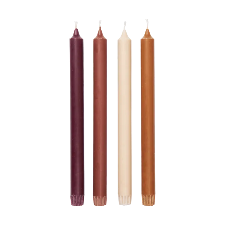 Pure candles κεριά 4 τεμάχια - Roseate Blend - Ferm Living