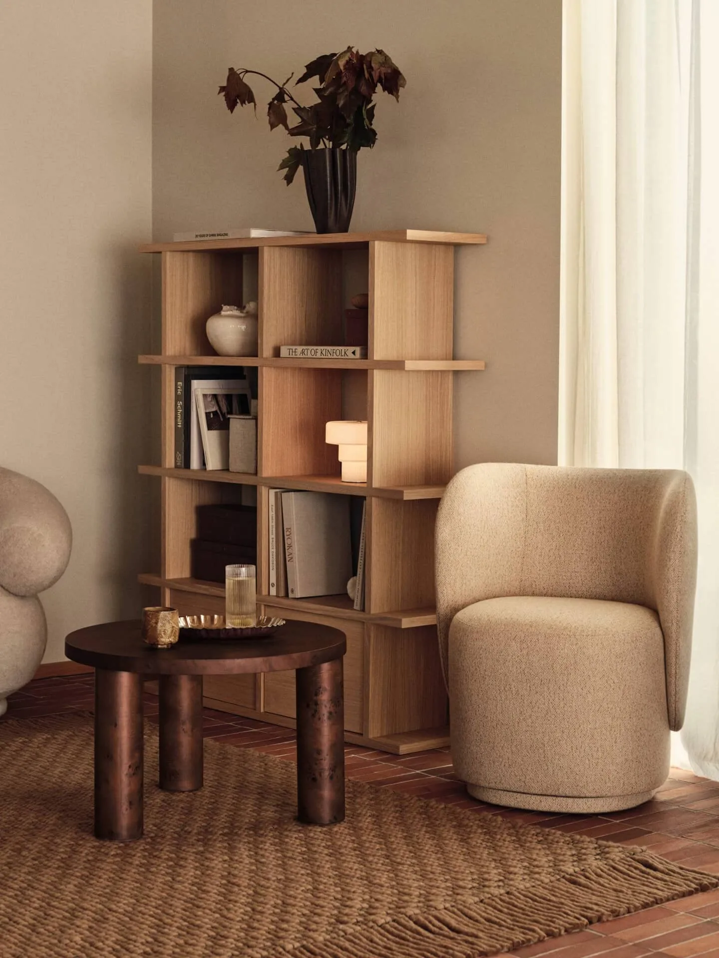Rabbit tufted χαλί, Dark stained burl Ferm Living