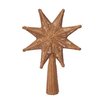 Rattan christmas tree top star αστέρι χριστουγεννιάτικου δέντρου - Natural, 29,5 cm - Ferm Living