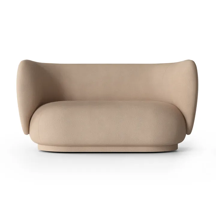Rico καναπές 2 θέσεων - Brushed sand - Ferm Living
