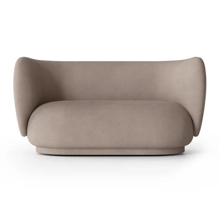 Rico καναπές 2 θέσεων - Brushed warm grey - Ferm Living