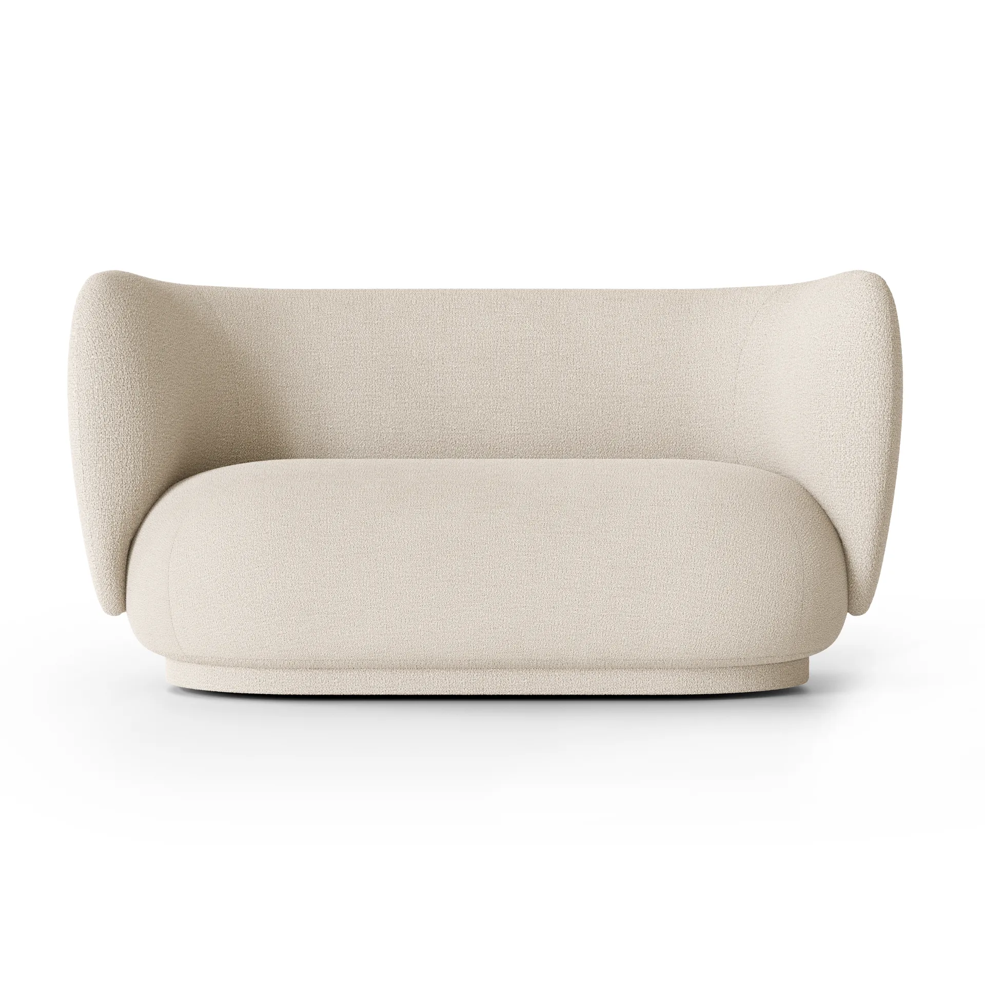 Καναπές Rico bouclé 2-θέσιος, Wool bouclé offwhite Ferm Living
