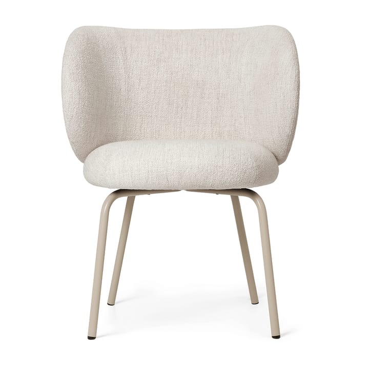 Καρέκλα τραπεζαρίας Rico - bouclé - Off-white-cashmere - Ferm Living