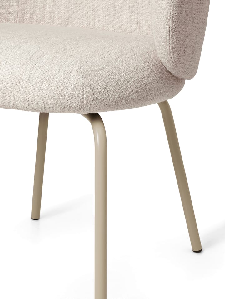 Καρέκλα τραπεζαρίας Rico - bouclé, Off-white-cashmere Ferm Living