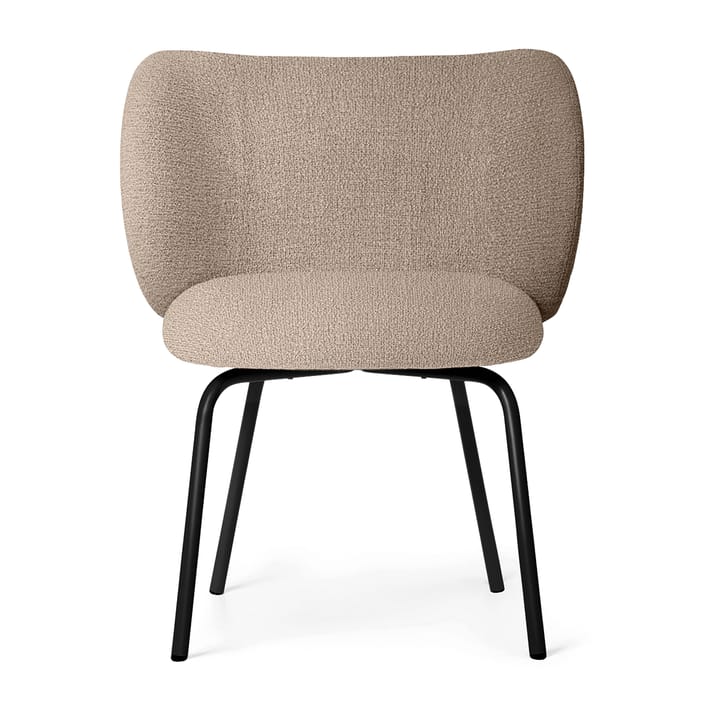 Καρέκλα τραπεζαρίας Rico - bouclé - Sand-Black - Ferm Living