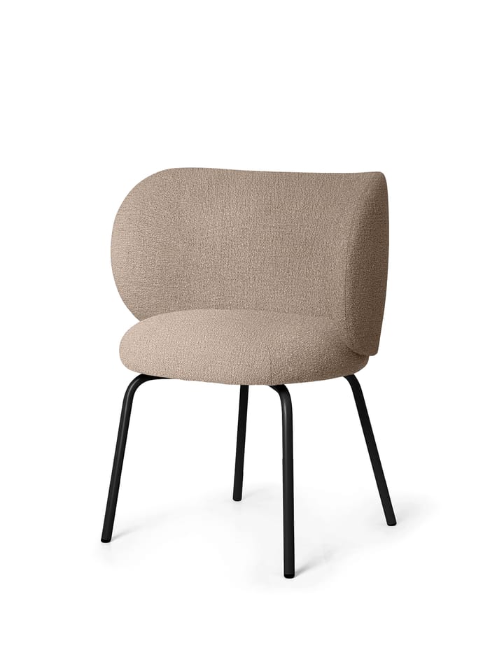 Καρέκλα τραπεζαρίας Rico - bouclé, Sand-Black Ferm Living