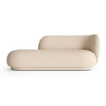 Rico divan σεζλόνγκ δεξιά - Brushed offwhite - Ferm Living