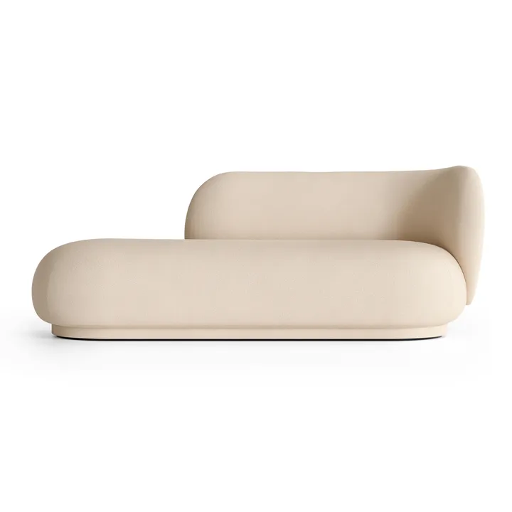 Rico divan σεζλόνγκ δεξιά - Brushed offwhite - Ferm Living