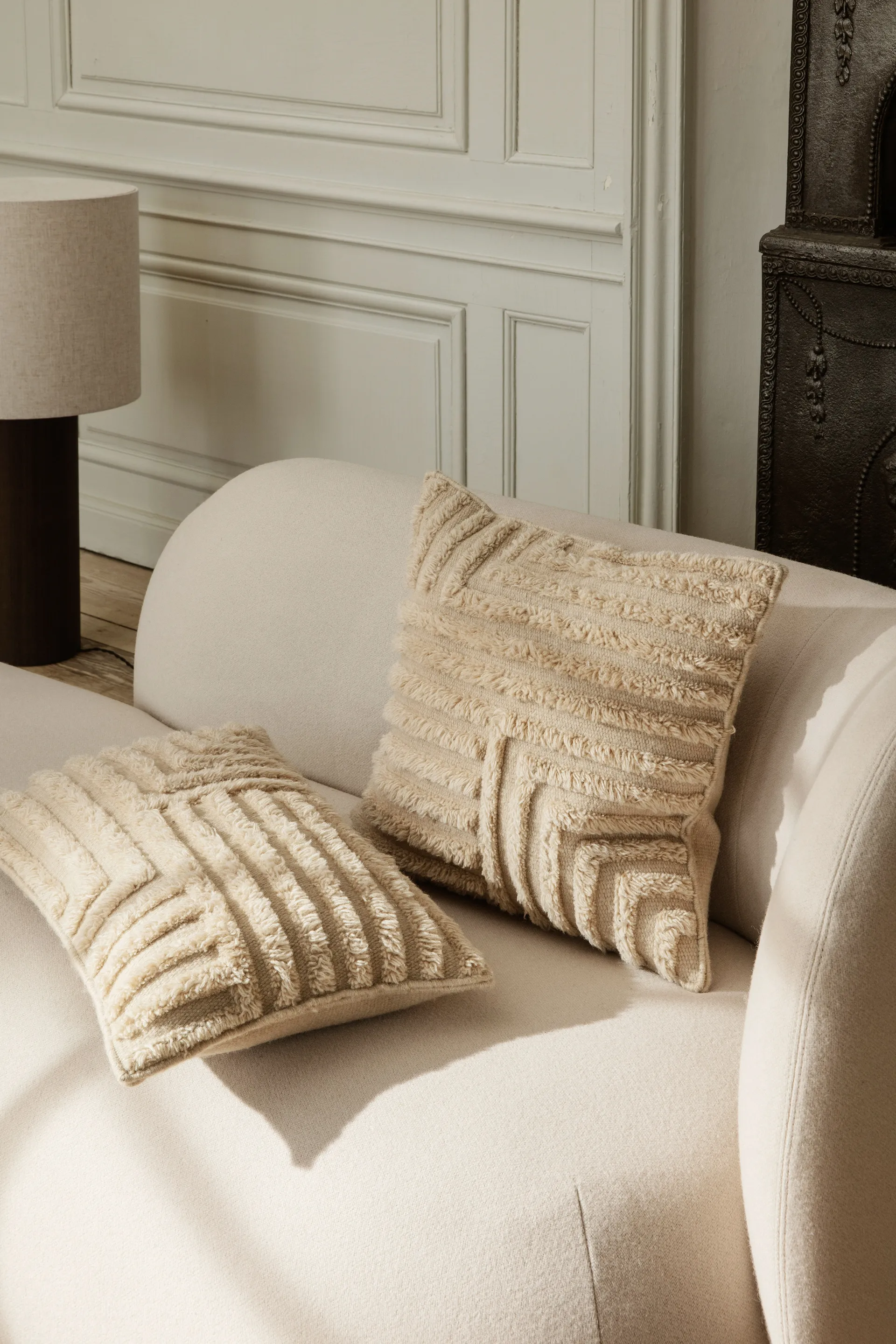 Rico divan σεζλόνγκ δεξιά, Brushed offwhite Ferm Living