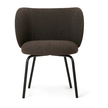 Rico hallingdal καρέκλα τραπεζαρίας - Dark grey brown-Black - Ferm Living