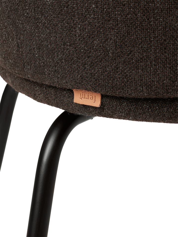 Rico hallingdal καρέκλα τραπεζαρίας, Dark grey brown-Black Ferm Living