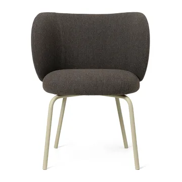 Rico hallingdal καρέκλα τραπεζαρίας - Dark grey brown-cashmere - Ferm Living