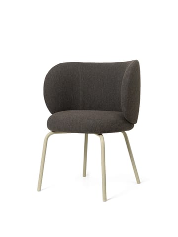 Rico hallingdal καρέκλα τραπεζαρίας - Dark grey brown-cashmere - Ferm Living