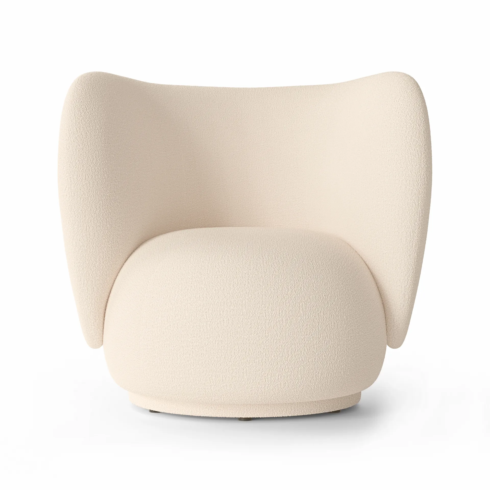 Rico lounge καρέκλα bouclé, Wool bouclé offwhite Ferm Living