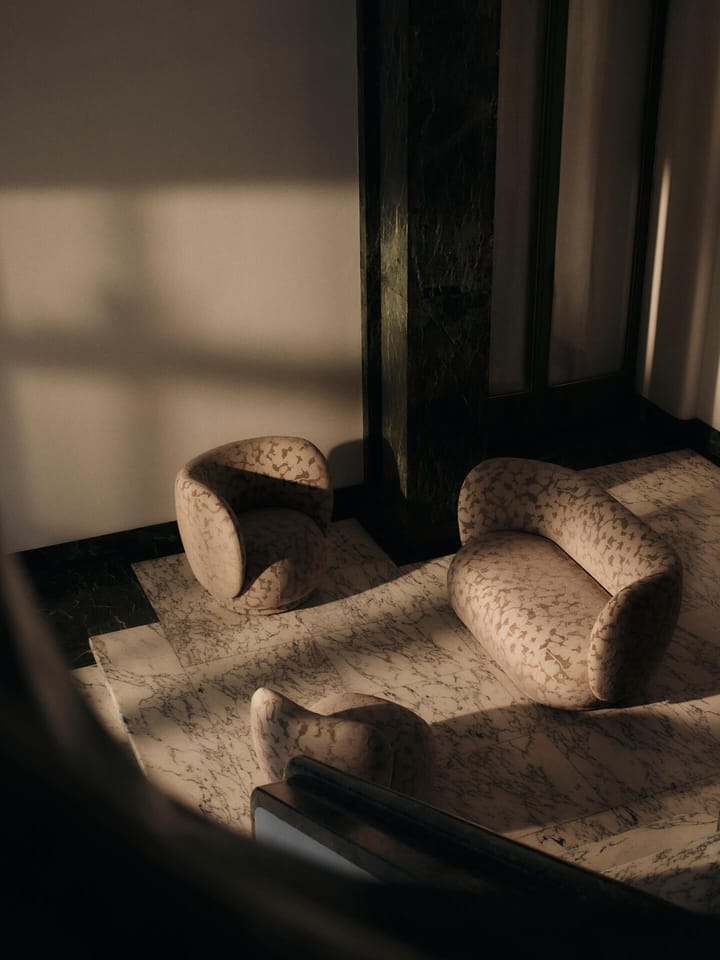Rico lounge chair πολυθρόνα, Cilla-Taupe Ferm Living