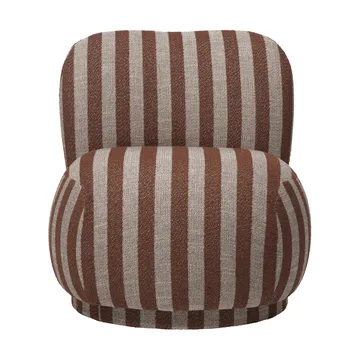 Rico lounge chair piccolo πολυθρόνα - Louisiana, Sand-chocolate - Ferm Living