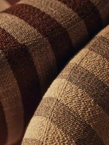 Rico lounge chair piccolo πολυθρόνα - Louisiana, Sand-chocolate - Ferm Living