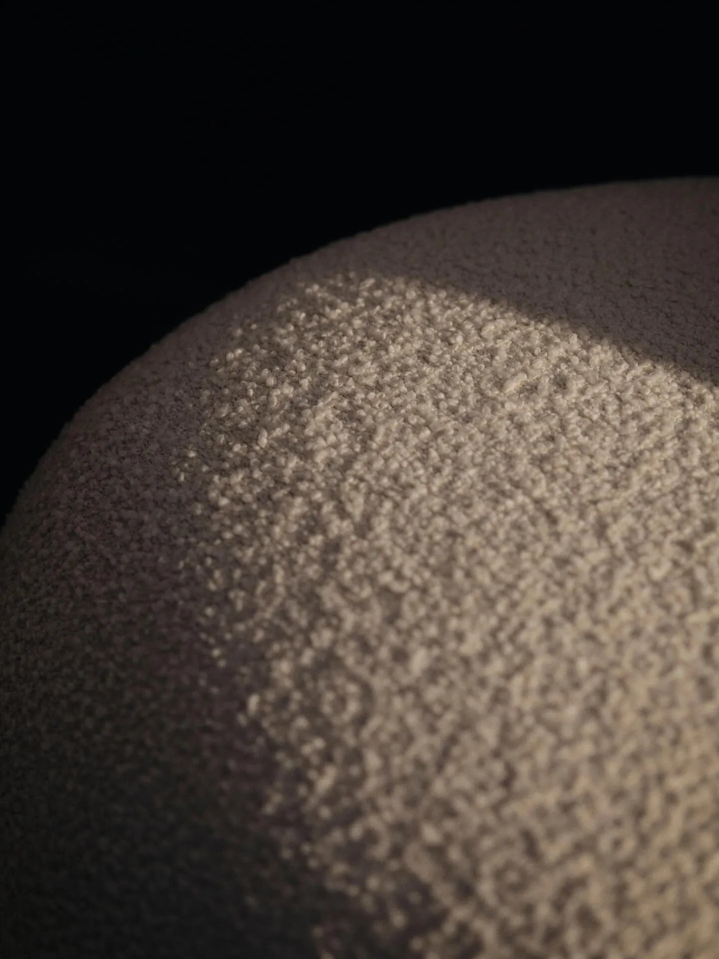 Rico lounge chair piccolo πολυθρόνα, Nordic Bouclé-Off-white Ferm Living