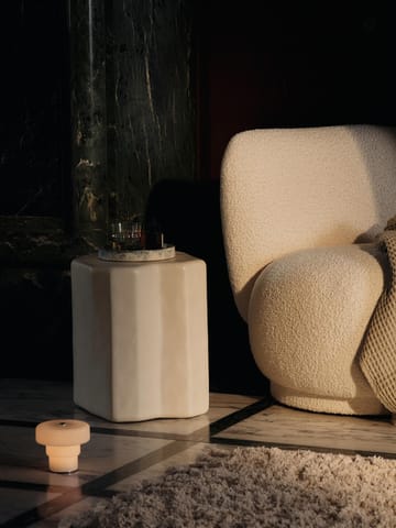 Rico lounge chair piccolo πολυθρόνα - Nordic Bouclé-Off-white - Ferm Living