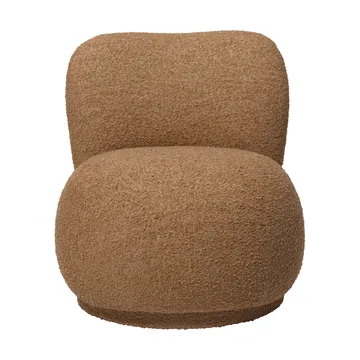 Rico lounge chair raw bouclé piccolo πολυθρόνα - Tan - Ferm Living