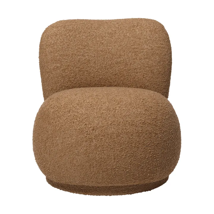 Rico lounge chair raw bouclé piccolo πολυθρόνα - Tan - Ferm Living