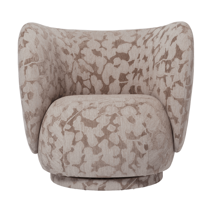 Rico lounge chair πολυθρόνα swivel - Cilla-Taupe - Ferm Living