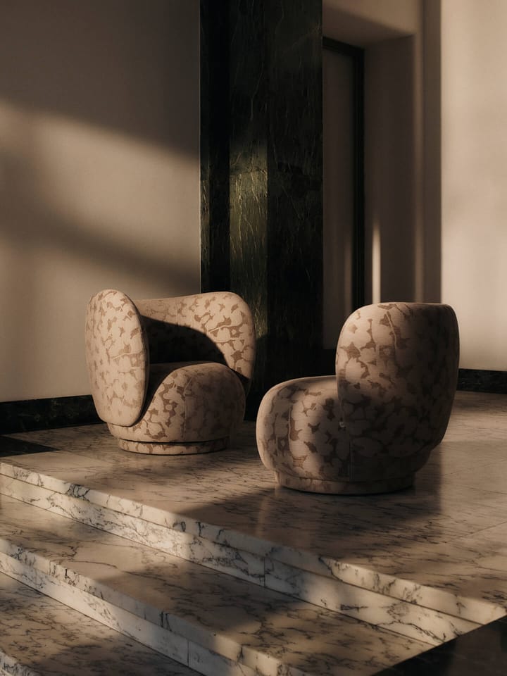 Rico lounge chair πολυθρόνα swivel, Cilla-Taupe Ferm Living