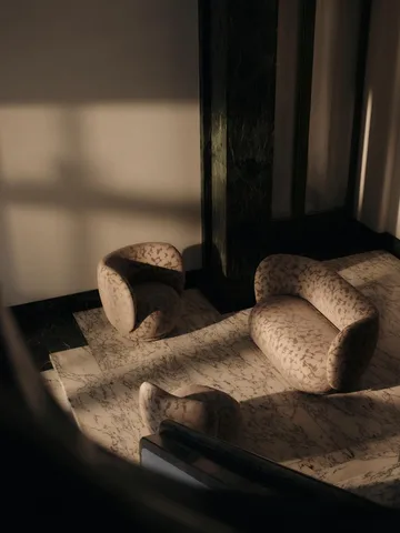 Rico πολυθρόνα lounge - Cilla-Taupe - Ferm Living