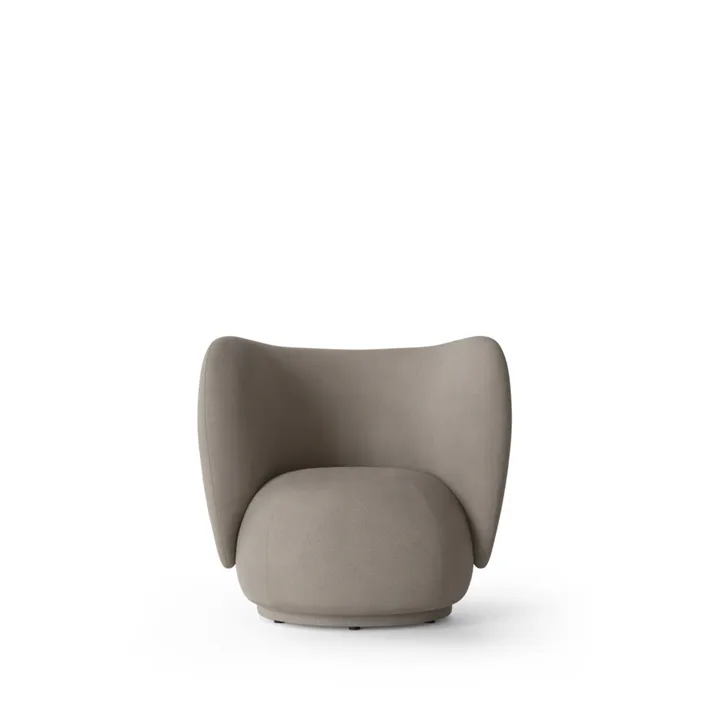 Rico πολυθρόνα lounge - warm grey, brushed - Ferm Living