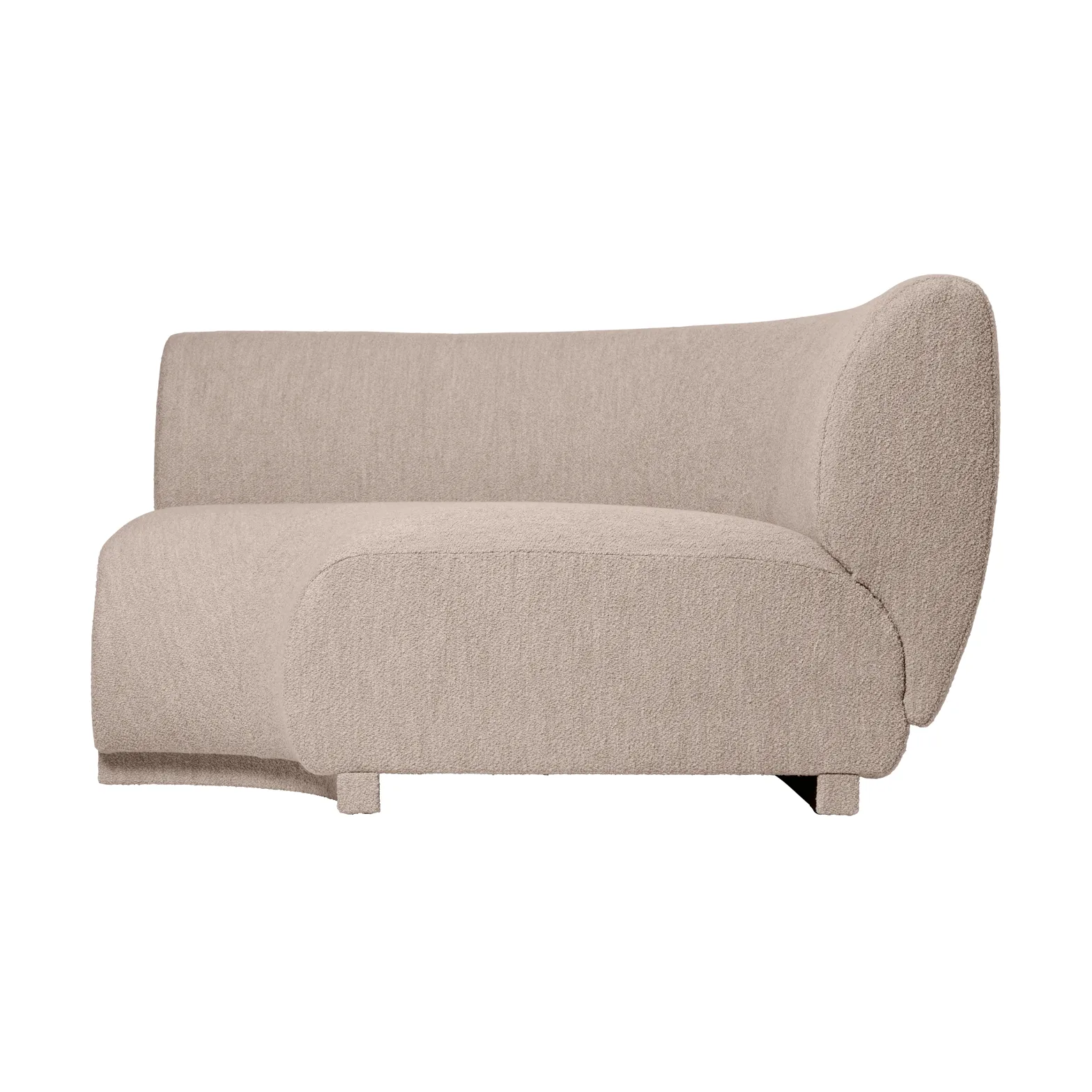 Rico modular καναπές γωνία 90° Soft Bouclé, Natural Ferm Living