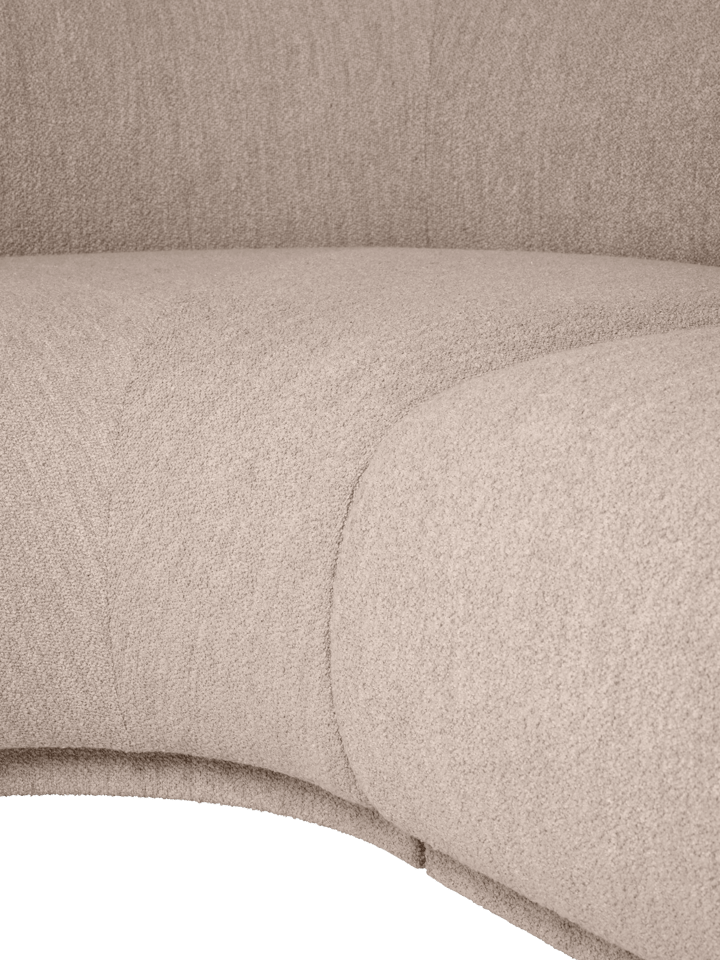 Rico modular καναπές μπράτσο αριστερό Soft Bouclé, Natural Ferm Living