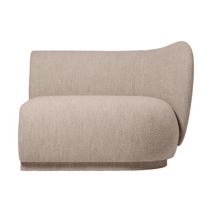 Rico modular καναπές μπράτσο δεξί Soft Bouclé - Natural - Ferm Living