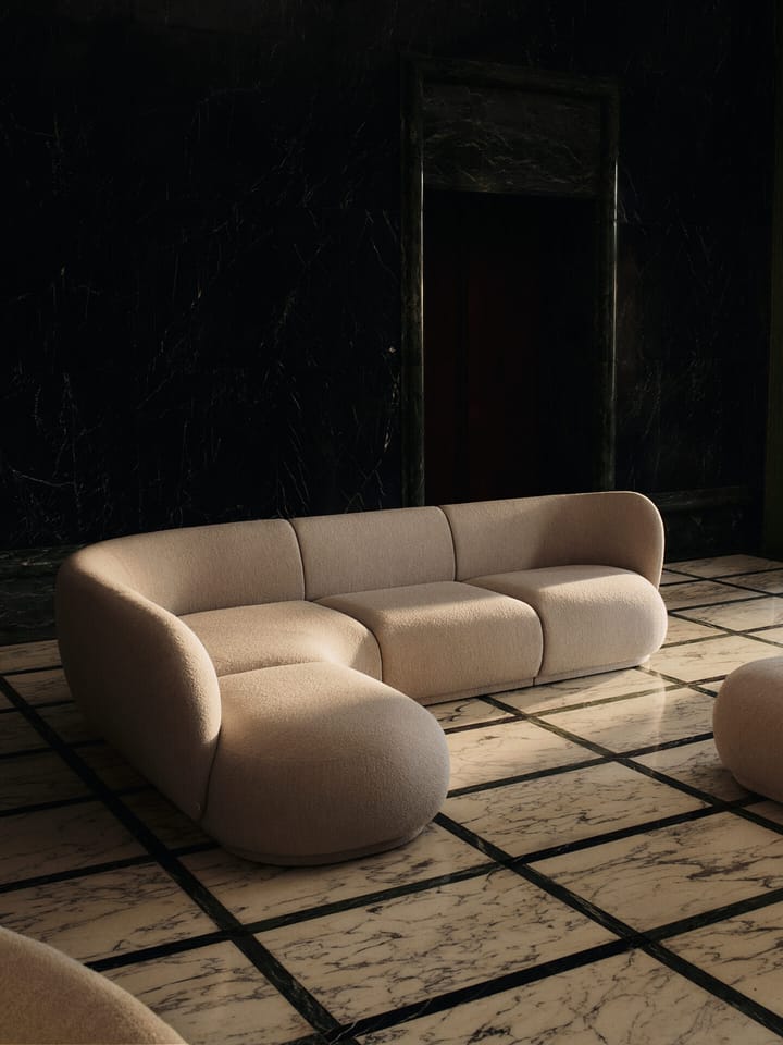 Rico modular καναπές μεσαίο κομμάτι Soft Bouclé, Natural Ferm Living