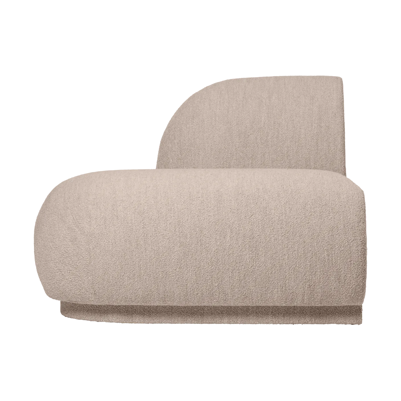 Rico open modular καναπές αριστερός, Soft bouclé-natural Ferm Living