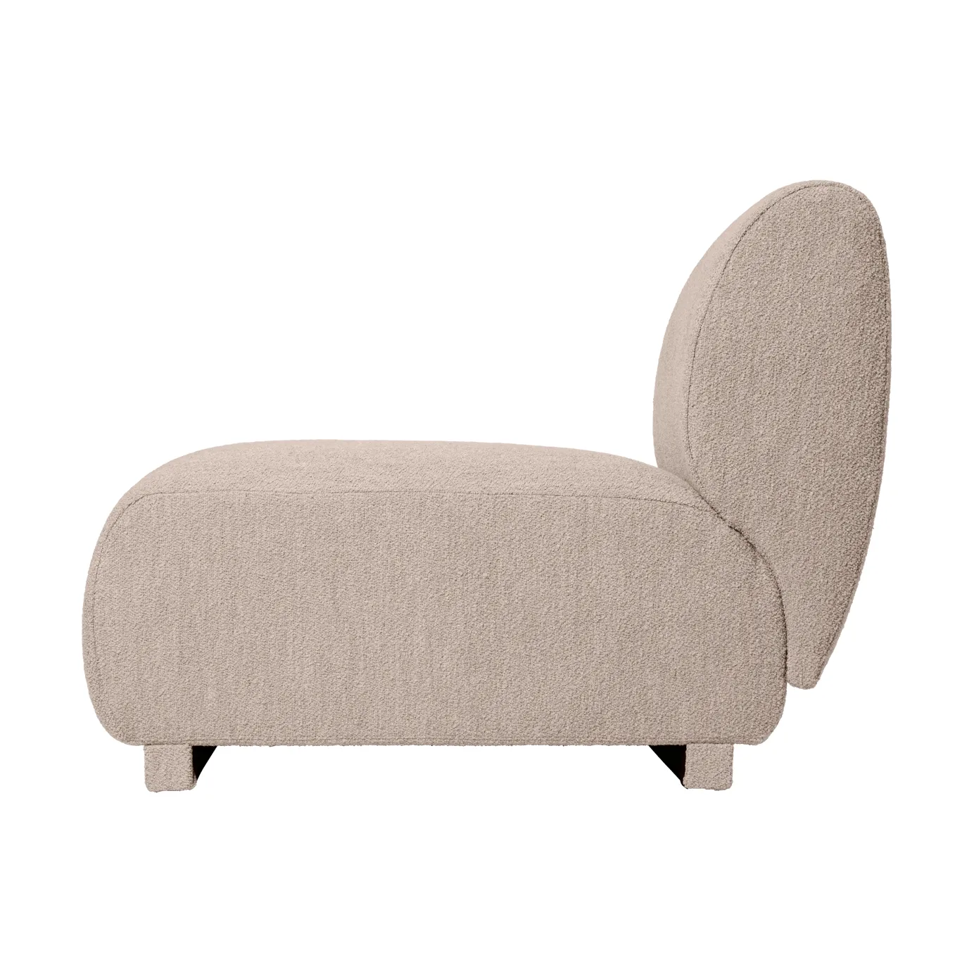 Rico open modular καναπές αριστερός, Soft bouclé-natural Ferm Living