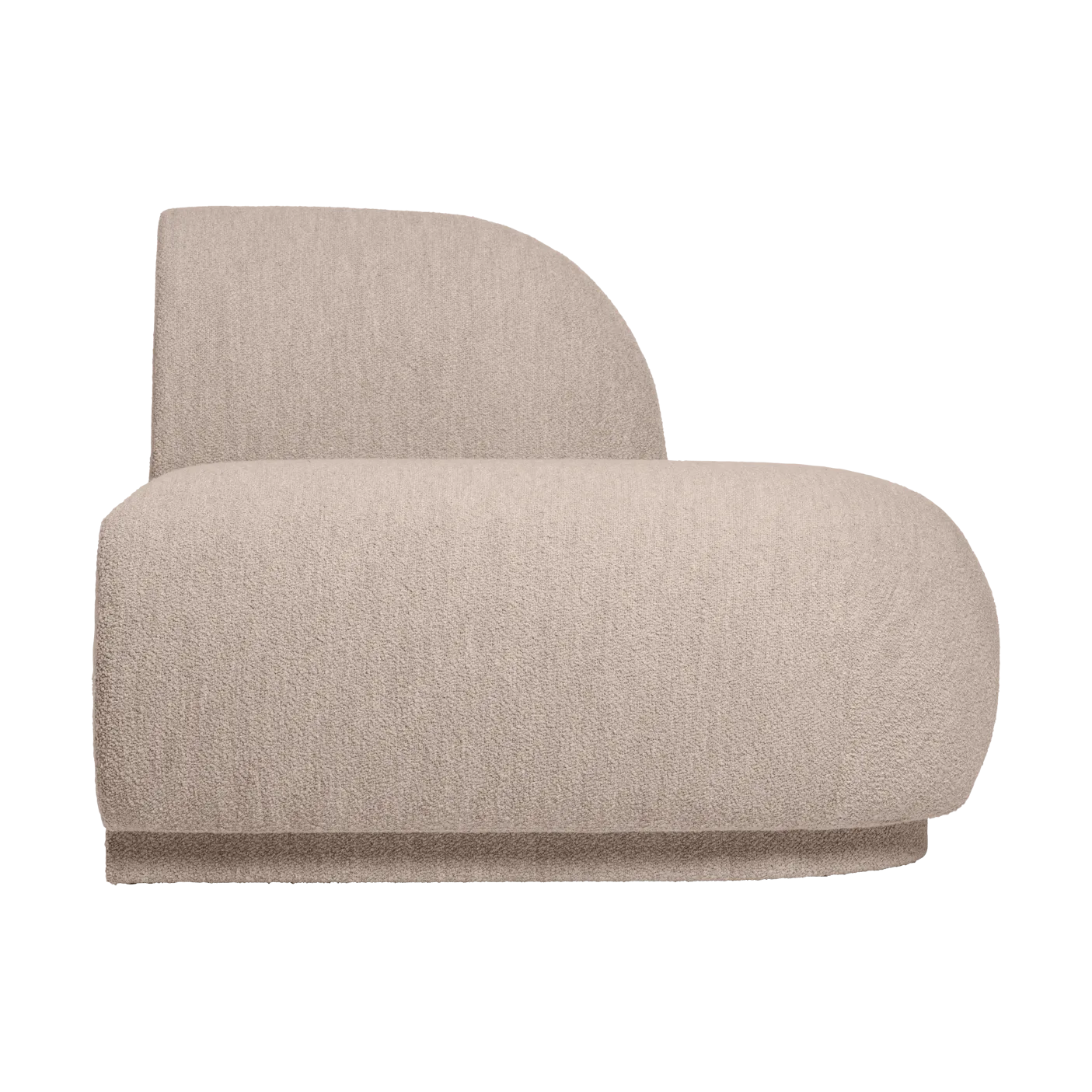 Rico open modular καναπές δεξιός, Soft bouclé-natural Ferm Living
