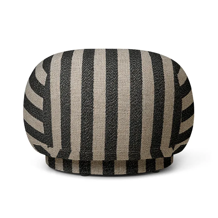 Rico pouf πουφ - Louisiana sand black - Ferm Living