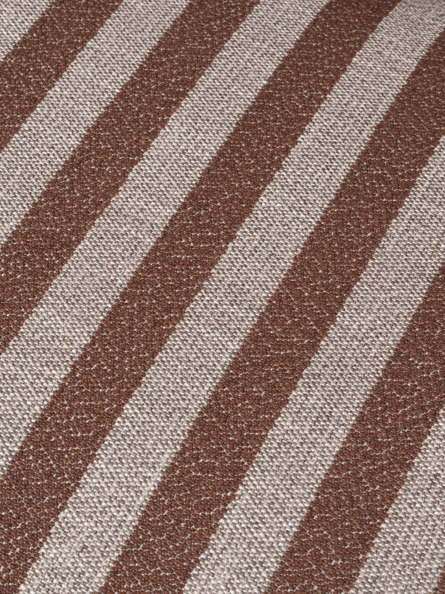 Rico pouf πουφ, Louisiana, Sand-chocolate Ferm Living