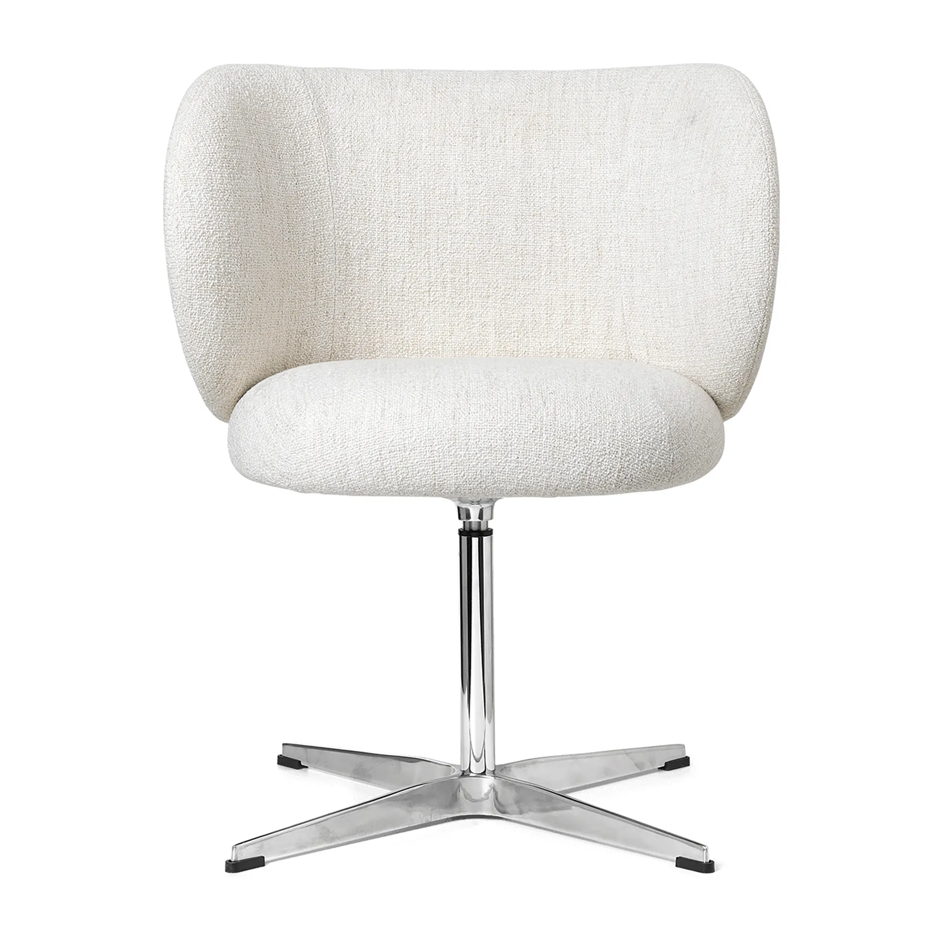 Rico swivel καρέκλα τραπεζαρίας - bouclé, Off-white Ferm Living