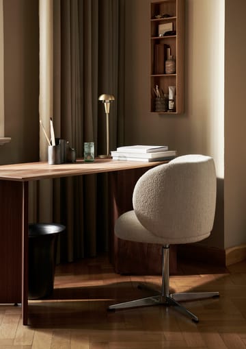 Rico swivel καρέκλα τραπεζαρίας - bouclé - Off-white - Ferm Living