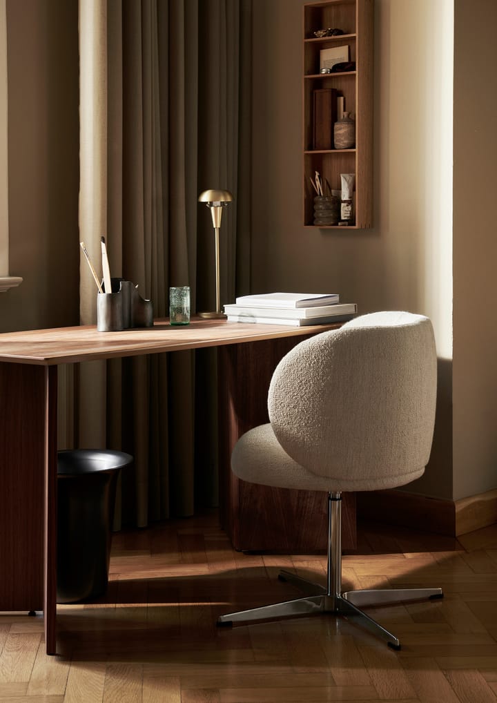 Rico swivel καρέκλα τραπεζαρίας - bouclé, Off-white Ferm Living