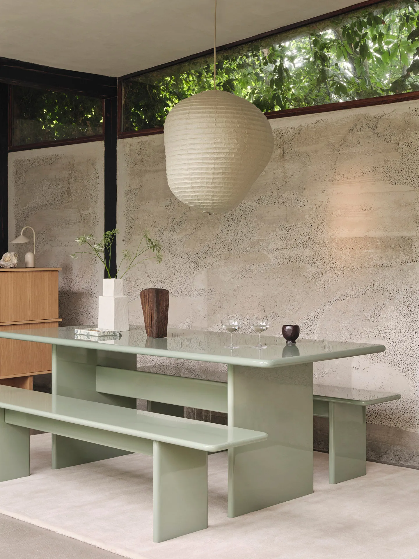 Rink πάγκος 200 cm, Tea green Ferm Living